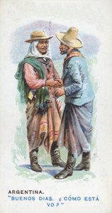 Saluto Consueto in Argentina, 1907 da English School