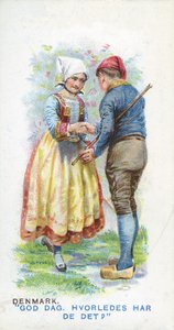 Saluto consueto in Danimarca, 1907