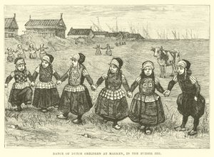 Danza dei bambini olandesi a Marken, nello Zuider Zee