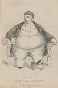 Daniel Lambert, di sorprendente corpulenza