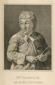 David Garrick, attore, come Abel Drugger