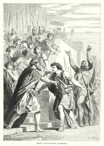 La riconciliazione di Davide con Assalonne (incisione) da English School