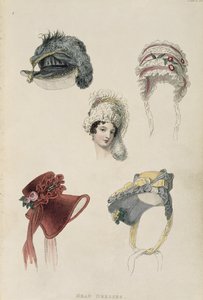 Cappellini da giorno, tavola di moda da Ackermann