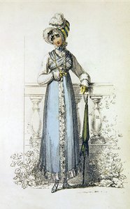 Abito da giorno, tavola di moda da Ackermann