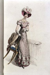 Abito da giorno, tavola di moda da Ackermann