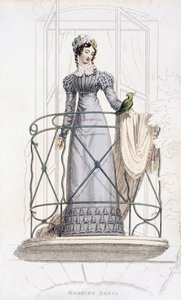 Abito da giorno, tavola di moda da Ackermanns Repository of Arts da English School
