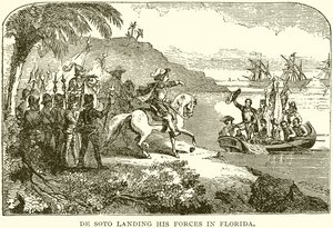 De Soto sbarca le sue forze in Florida