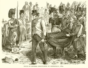 Morte del Generale Abercrombie ad Alessandria, 1801