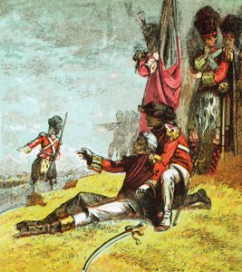 Morte del Generale Wolfe da English School