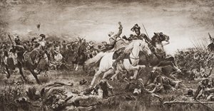 Morte di Gustavo Adolfo, illustrazione da 