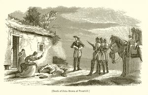 Morte di John Brown di Priesthill da English School