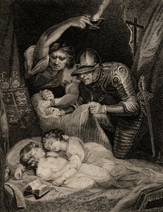 Morte del re Edoardo V (1470-83) e di suo fratello, Riccardo (1472-83) duca di York da English School