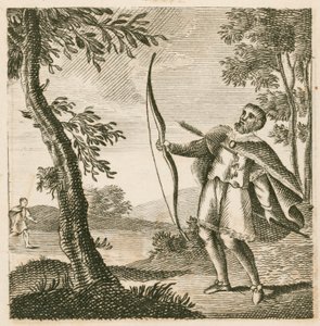 Morte del re Guglielmo II durante una caccia nella New Forest, Hampshire da English School