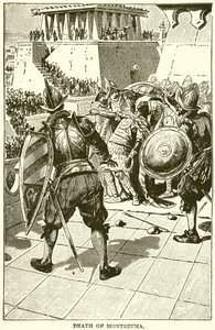 Morte di Montezuma da English School