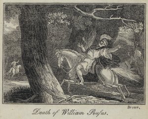 Morte di Guglielmo Rufus (incisione) da English School