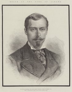 Morte del Duca di Albany, Sua Altezza Reale il defunto Principe Leopoldo, Duca di Albany, KG da English School