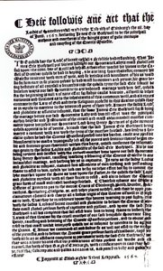 Dichiarazione dei Lord che indica il Conte di Bothwell come l