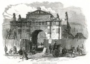 Demolizione di Burlington House, Piccadilly da English School