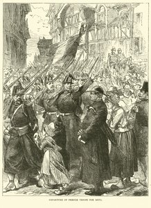 Partenza delle truppe francesi per Metz, agosto 1870 da English School