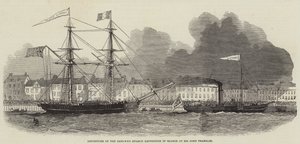 Partenza della Spedizione Rinnovata per la Ricerca di Sir John Franklin (incisione)