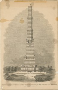 Progetto di Charles Burton per la conversione del Crystal Palace da English School