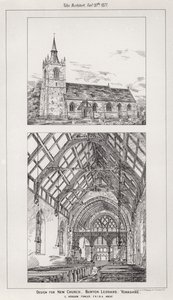 Progetto per una nuova chiesa, Burton Leonard, Yorkshire da English School