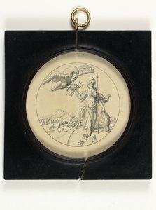 Progetto per una medaglia per commemorare la Battaglia di Blenheim da English School
