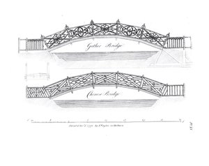 Progetti per ponti da giardino, pubblicato 1773