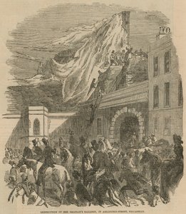 Distruzione del pallone di Mrs Graham in Arlington Street, Piccadilly