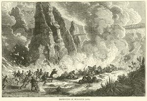 Distruzione di barili di petrolio, dicembre 1870