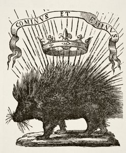 Emblema di Luigi XII, 1878 da English School