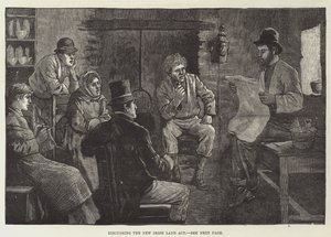 Discussione sul nuovo Irish Land Act da English School