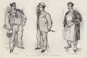 Travestimenti usati dal detective della polizia parigina Gustave Rossignol da English School