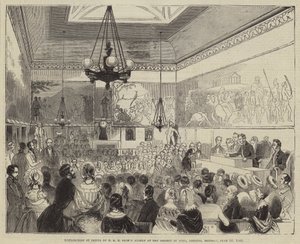 Distribuzione dei premi da parte di SAR il Principe Alberto alla Società delle Arti, Adelphi, lunedì 10 giugno 1844 da English School
