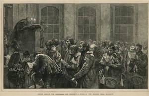 Servizio divino per pastori e mandriani - uno studio alla Berners Hall, Islington, Londra da English School