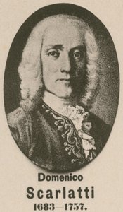 Domenico Scarlatti (incisione) da English School