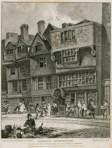 Architettura domestica: case sul lato sud di Leadenhall Street, Londra da English School