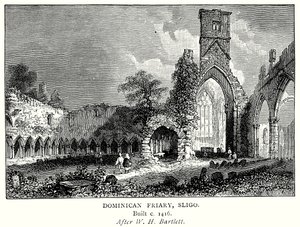 Convento domenicano, Sligo (incisione)