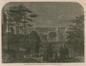 Cometa di Donati, vista dal Greenwich Park, 17 settembre 1858, alle 19:30 da English School