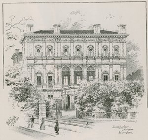 Dorchester House, Park Lane, Londra, la residenza dello Shahzada Nasrullah Khan da English School