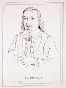 Dr Dorislaus, da un disegno a inchiostro indiano nella collezione di St John St Aubyn Bar, imp. da Ducarme da English School