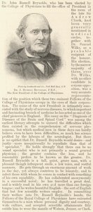 Dr J Russell Reynolds, FRS, il nuovo presidente del College of Physicians da English School