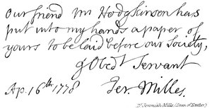 Dr Jeremiah Mills (Decano di Exeter) da English School