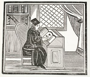 Dott. John Faustus, illustrazione da Chap-books of the Eighteenth Century di John Ashton, pub. 1882