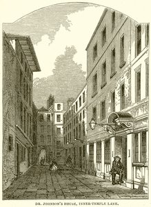 Casa del Dr. Johnson, Inner-Temple Lane da English School