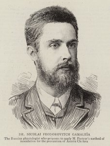Dr Nicolai Feodorovitch Gamaleia (incisione) da English School