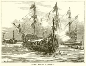 Arrivo di Drake a Ternate
