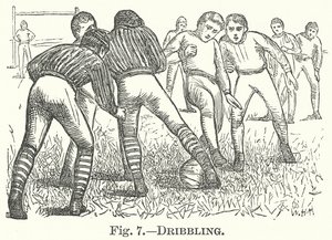 Dribbling (incisione) da English School