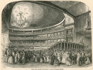 Drury Lane Theatre ridipinto - Concerto Promenade di Jullien da English School