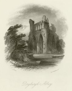 Abbazia di Dryburgh da English School